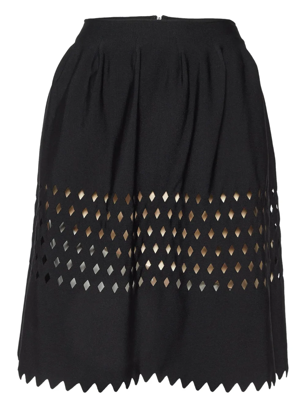 Pre-owned Fendi Cut-out Detailing Mini Skirt