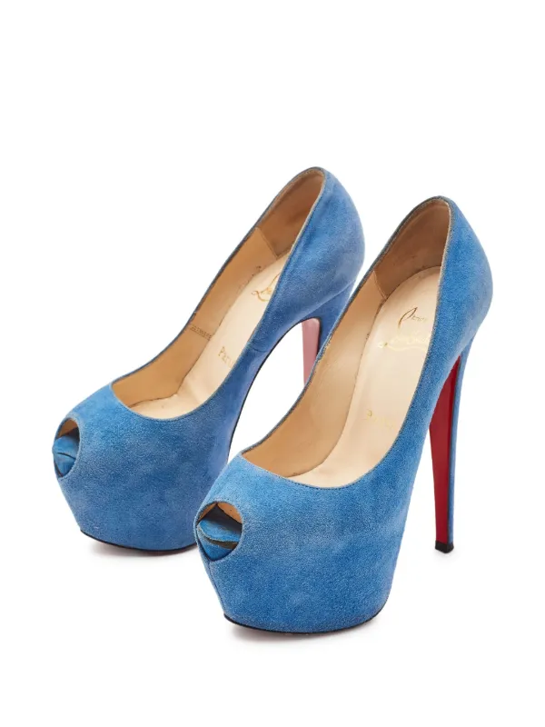 Christian Louboutin Pre-Owned Daffodile 150mm パンプス | ブルー