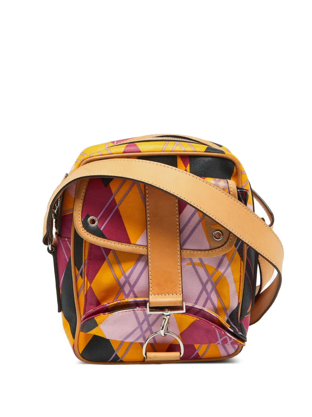 Christian Dior Pre-Owned Borsa a spalla con stampa grafica - Rosa