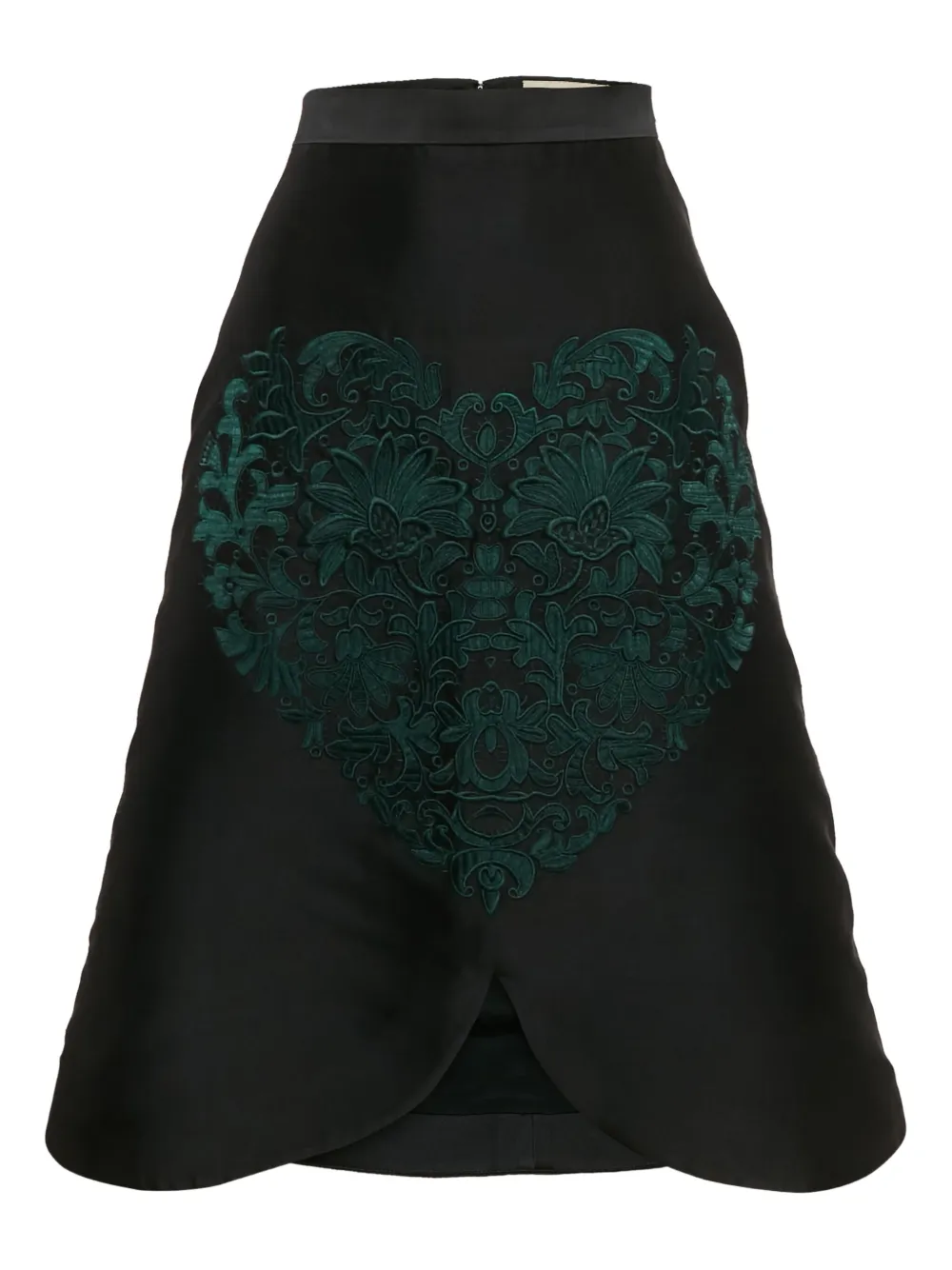 Stella McCartney Pre-Owned falda midi bordada | negro | Image 1