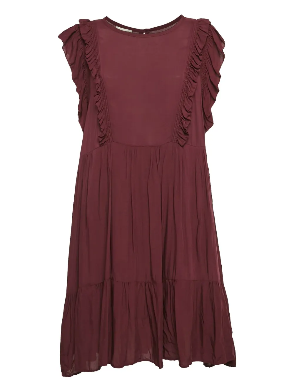 Zadig&Voltaire robe pre-owned à volants superposés | rouge | Image 1