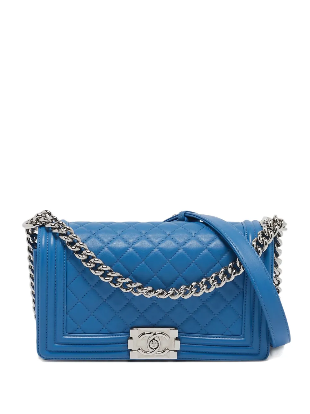CHANEL Pre-Owned Boy Flap shoulder bag - ブルー CHANEL Pre-Owned Boy Flap shoulder bag - ブルー
