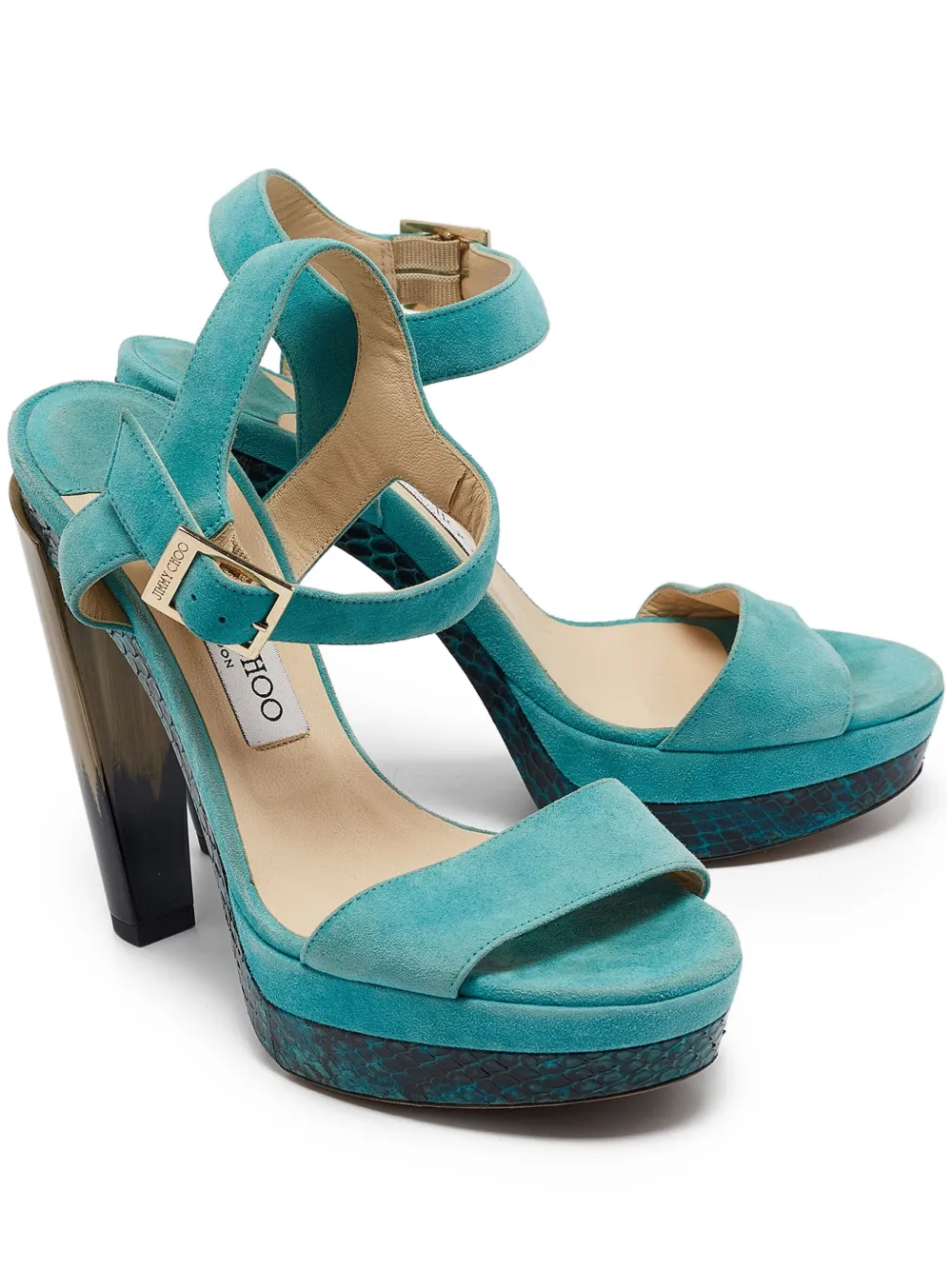120mm suede platform sandals