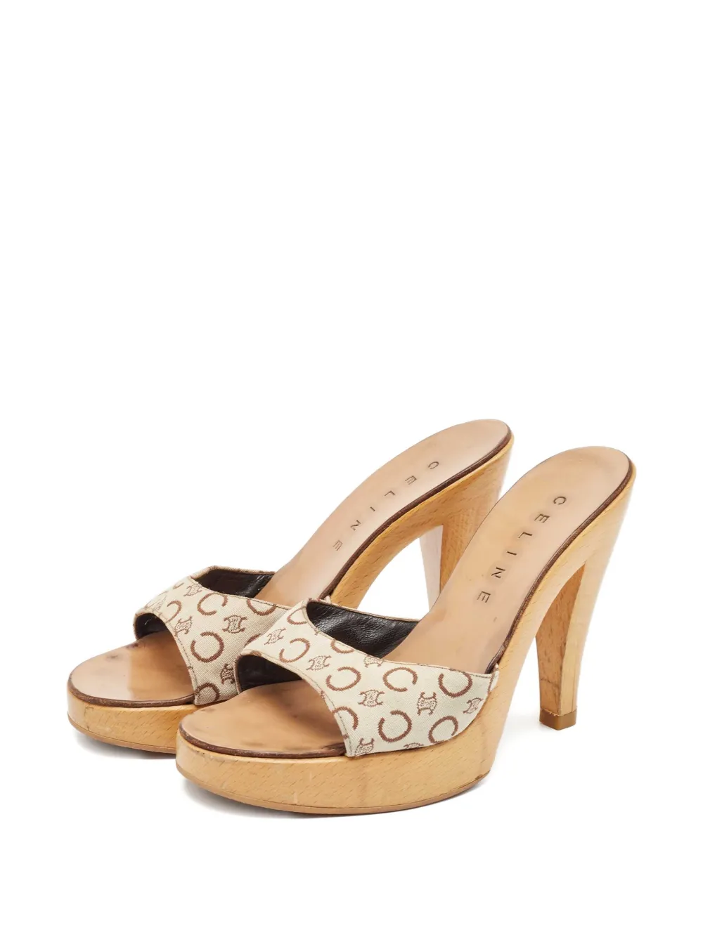 Pre-owned Celine 120mm Platform Sandals