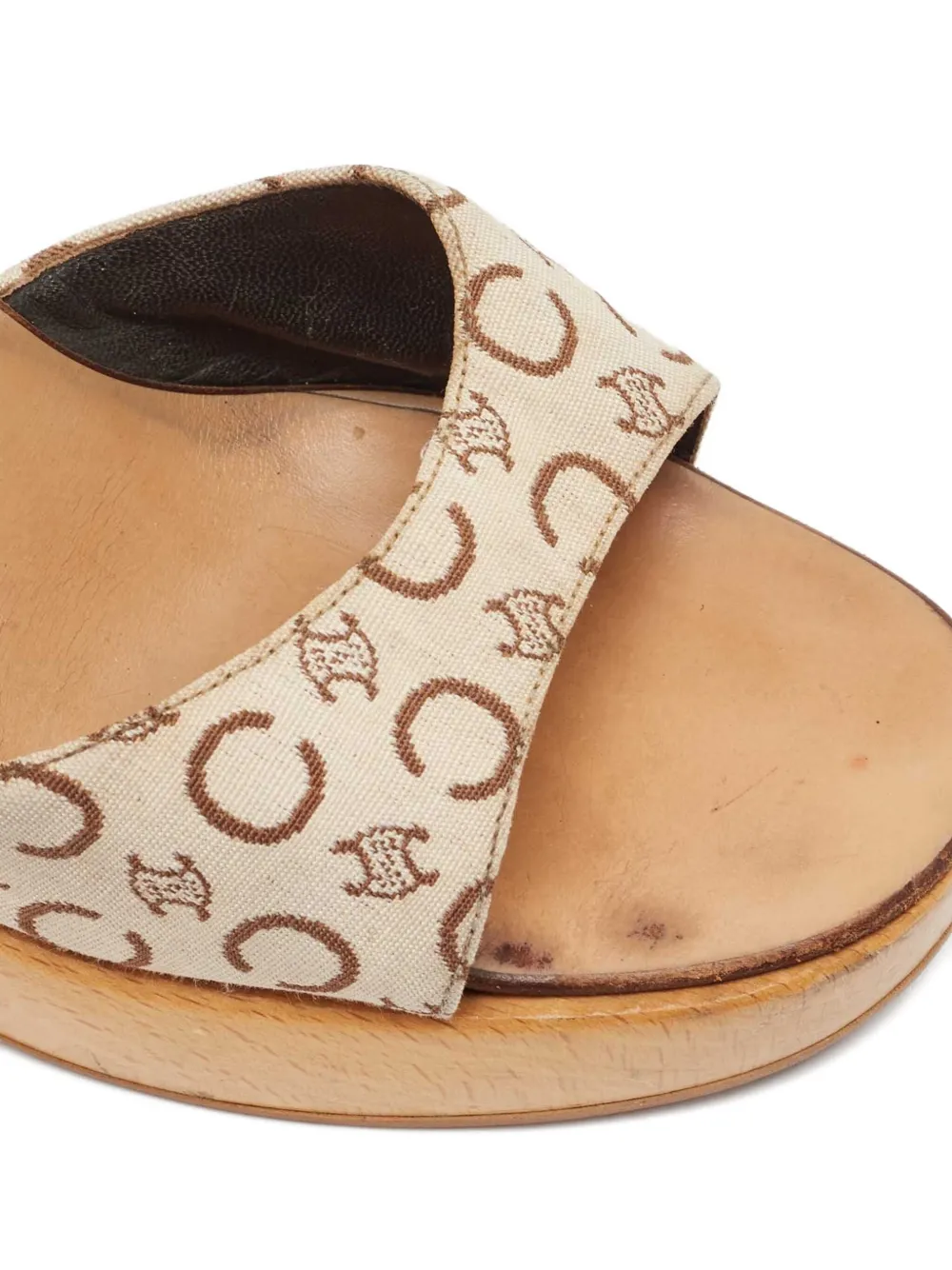 Pre-owned Celine 120mm Platform Sandals