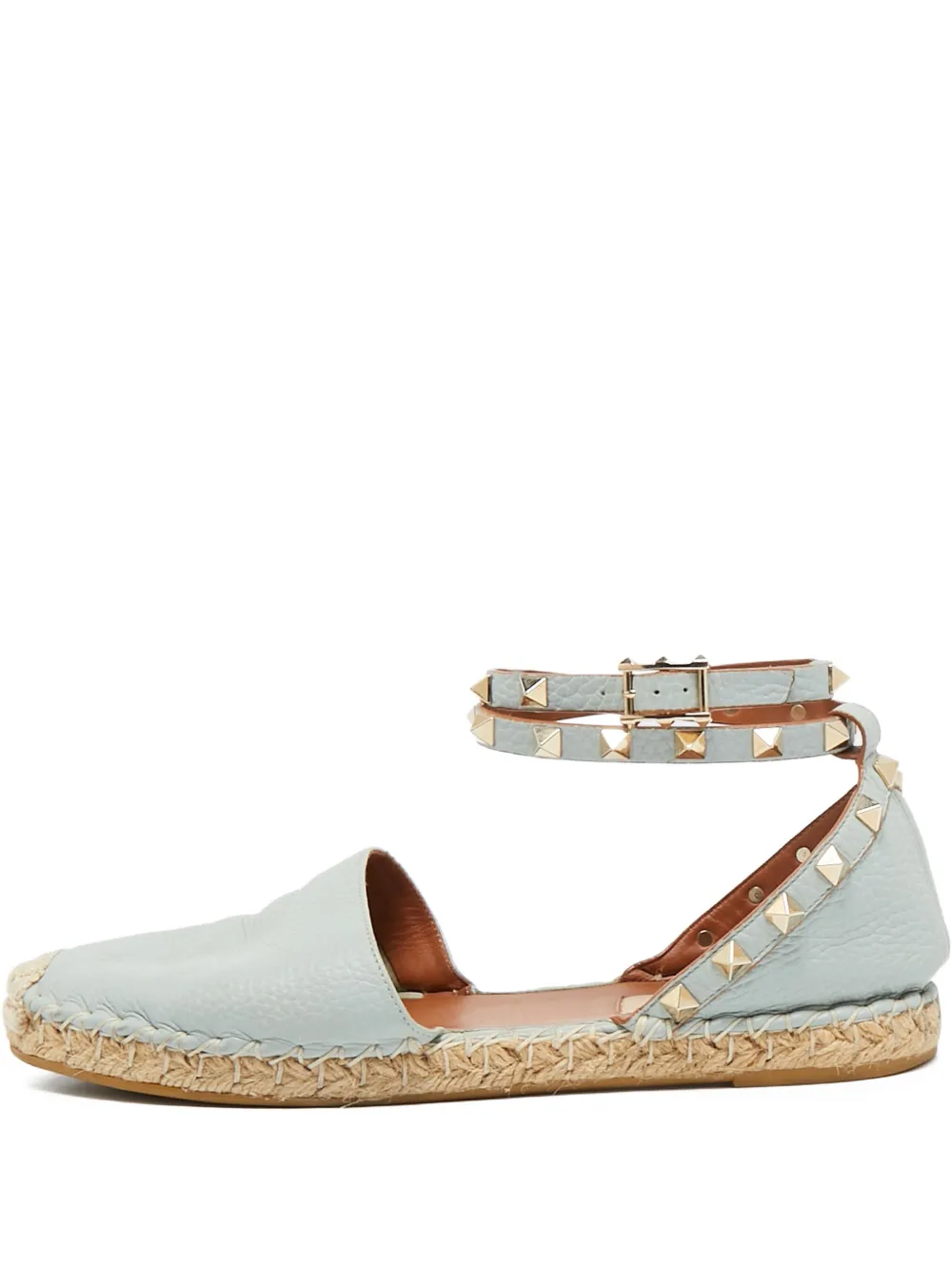 Pre-owned Valentino Garavani Rockstud Espadrilles