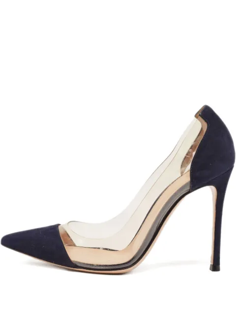 Gianvito Rossi حذاء 'بليكسي' كلاسيكي بكعب وأجزاء شمواه