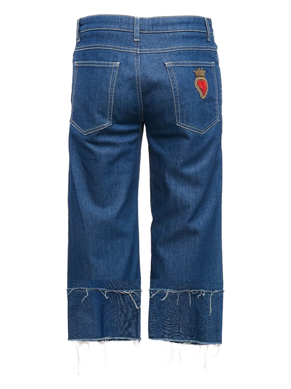 Dolce & Gabbana Pre-Owned raw-edge embroidered jeans | Image 2