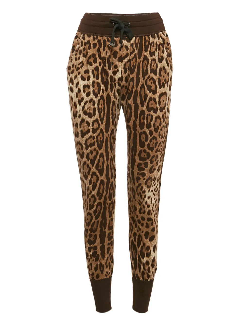 Dolce & Gabbana Pre-Owned leopard-print leggings | Brown | Image 1