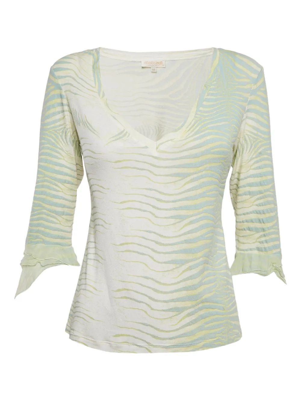 Roberto Cavalli Vintage zebra-print top | White | Image 1