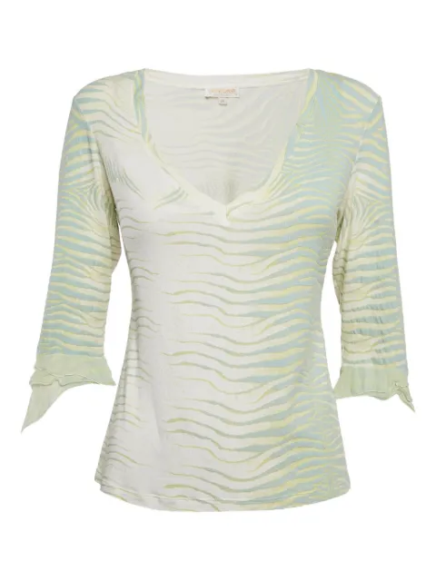 Roberto Cavalli Vintage zebra-print top
