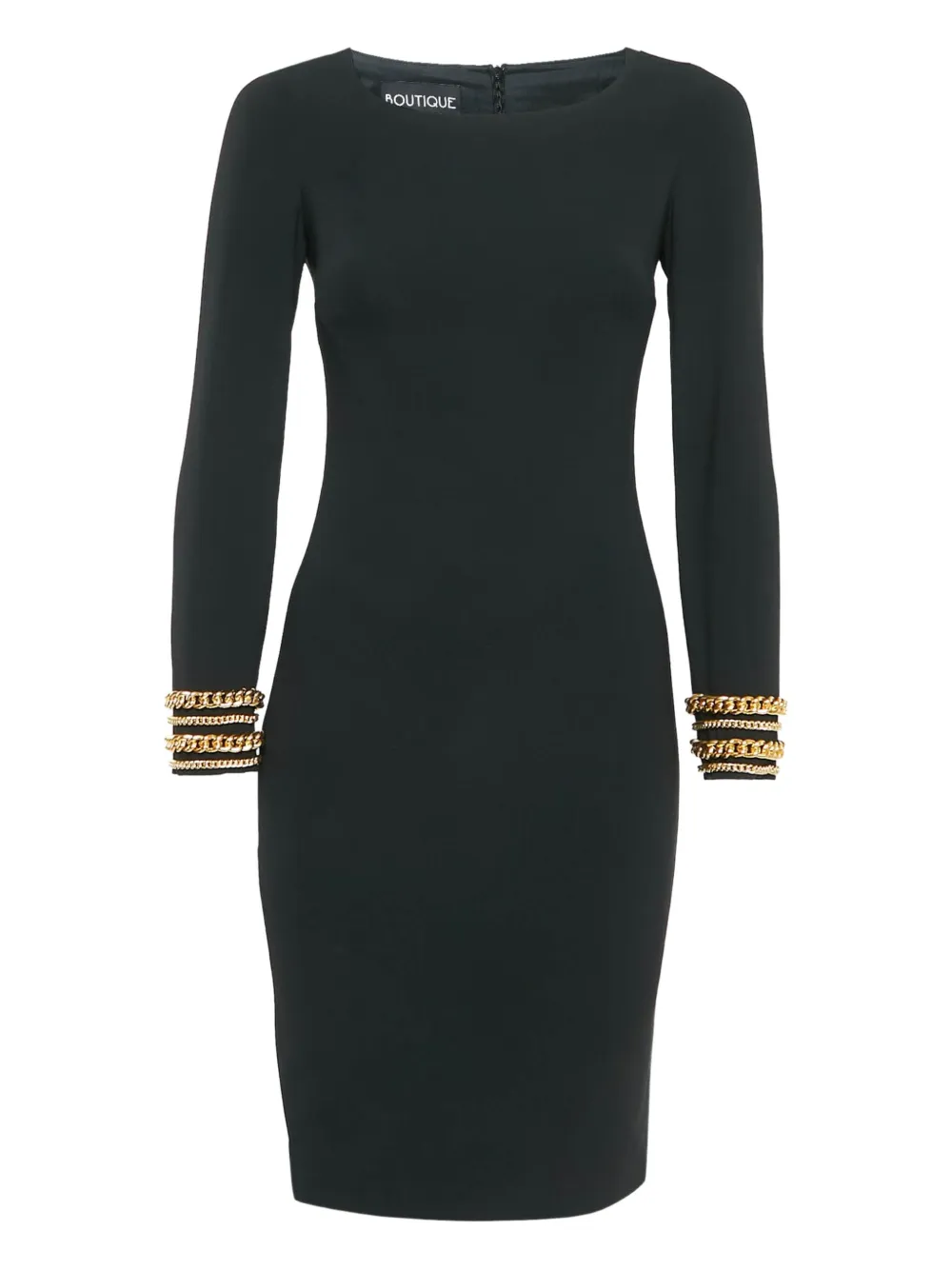 Moschino Pre-Owned chain-link embellished dress | Black | Image 1