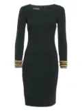 Moschino Pre-Owned chain-link embellished dress - Black