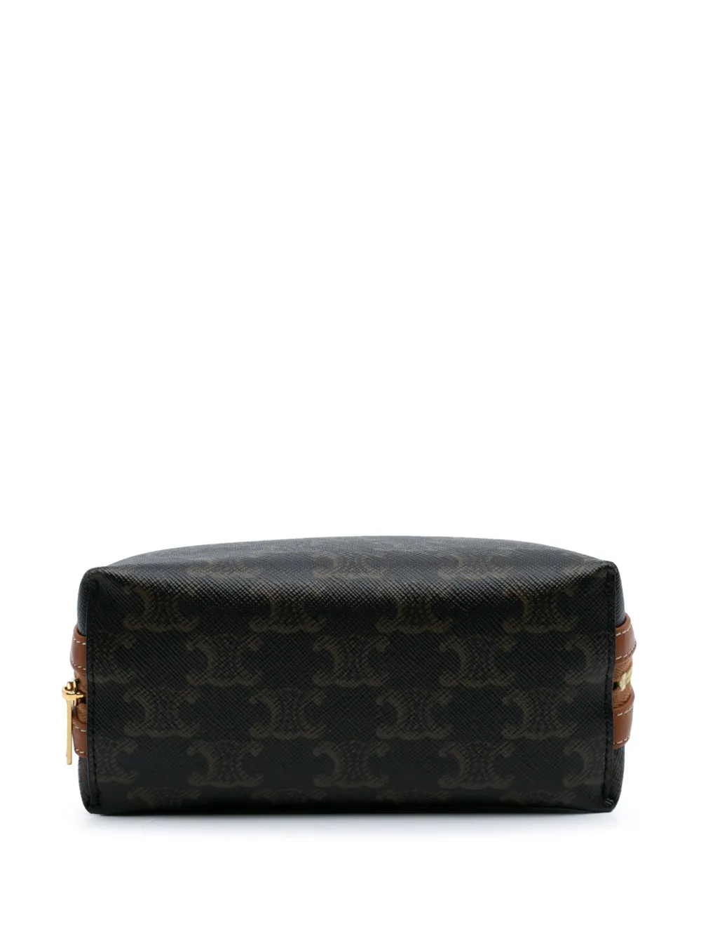 Céline Pre-Owned 2022 Triomphe Coated Canvas Clutch On Chain