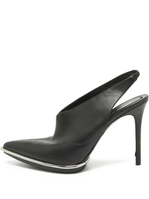 Pre-Owned Alexander Wang 110mm leather pumps 