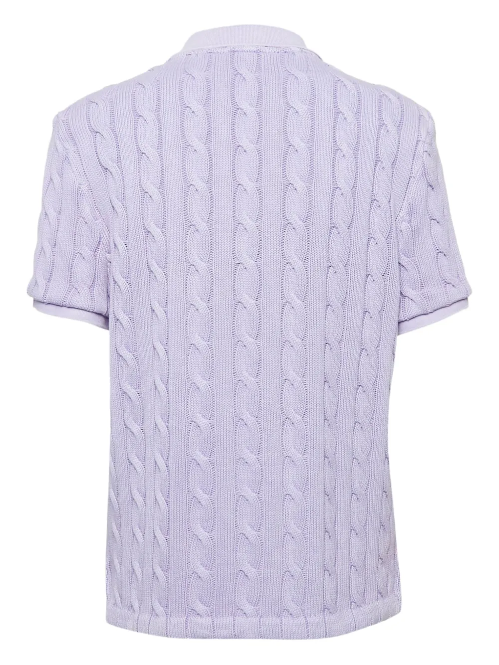 Polo Ralph Lauren Vintage pre-owned cable-knit polo shirt | Image 2