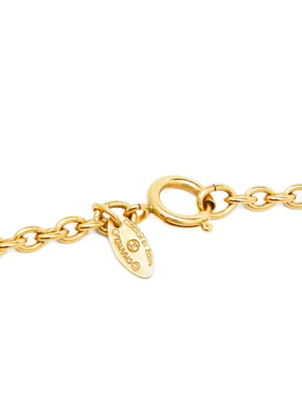 CHANEL Pre-Owned ココマーク ペンダント ネックレス | ゴールドトーン 