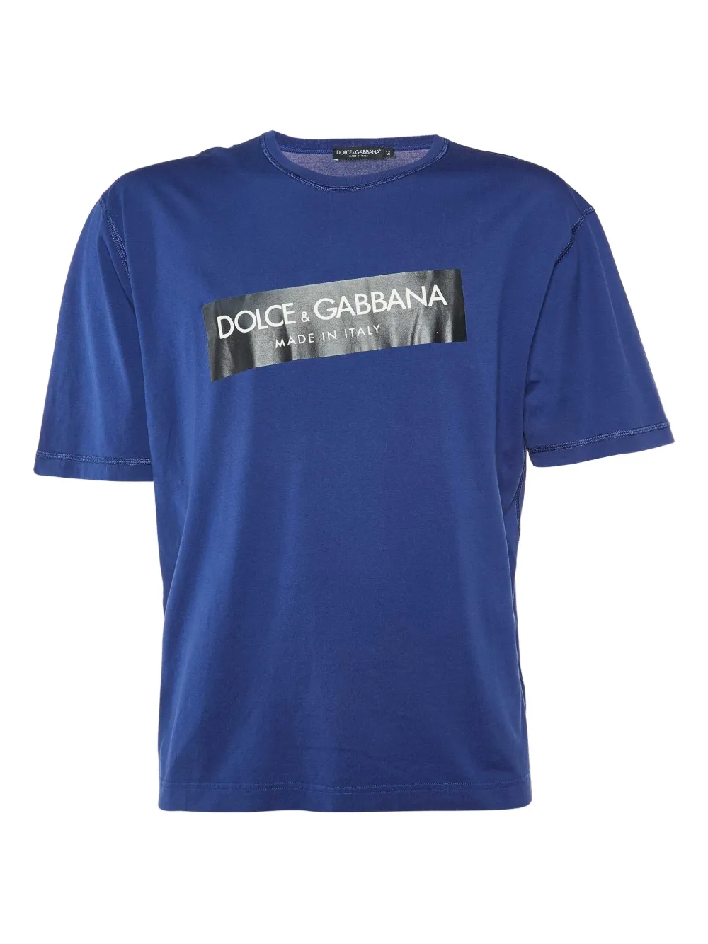 Dolce & Gabbana Pre-Owned playera con logo estampado | azul | Image 1