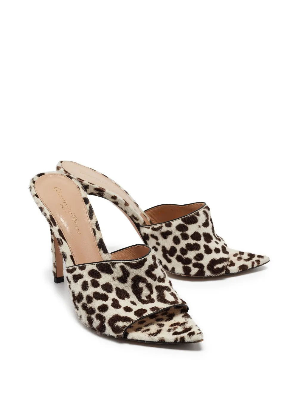 Gianvito Rossi 100mm leopard-print sandals | Image 2