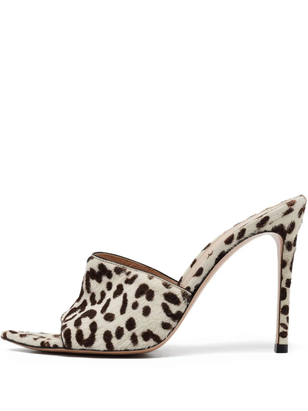 Gianvito Rossi 100mm leopard-print sandals | White | Image 1