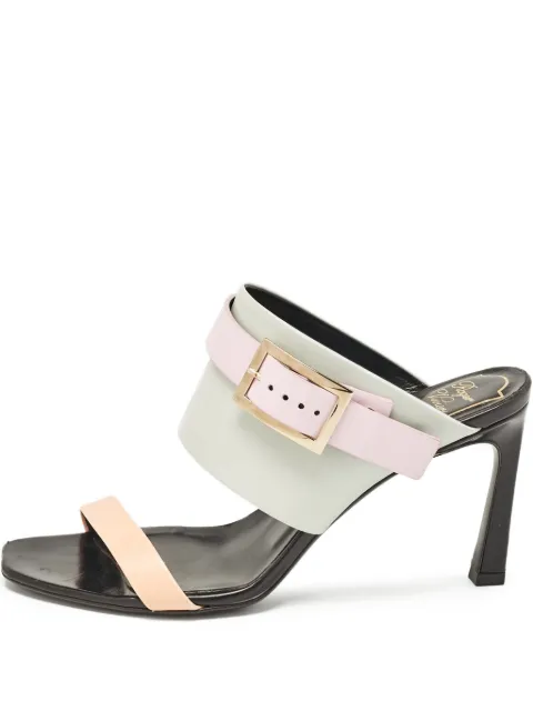 Roger Vivier Vintage 90mm block-strap sandals