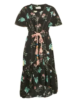 美品 PETER PILOTTO ピーターピロット シルクスカート UK10 L PETER PILOTTO Off-the-shoulder appliquéd color-block cotton