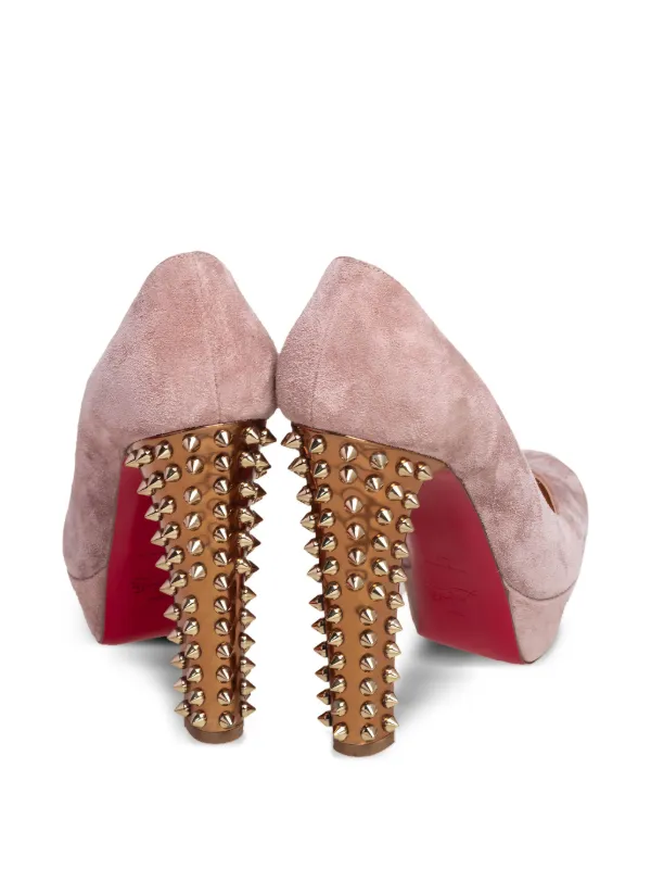 Christian Louboutin Pre-Owned スエード パンプス 130mm
