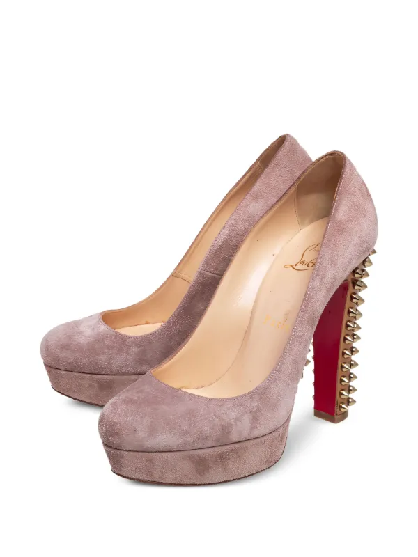 Christian Louboutin Pre-Owned スエード パンプス 130mm