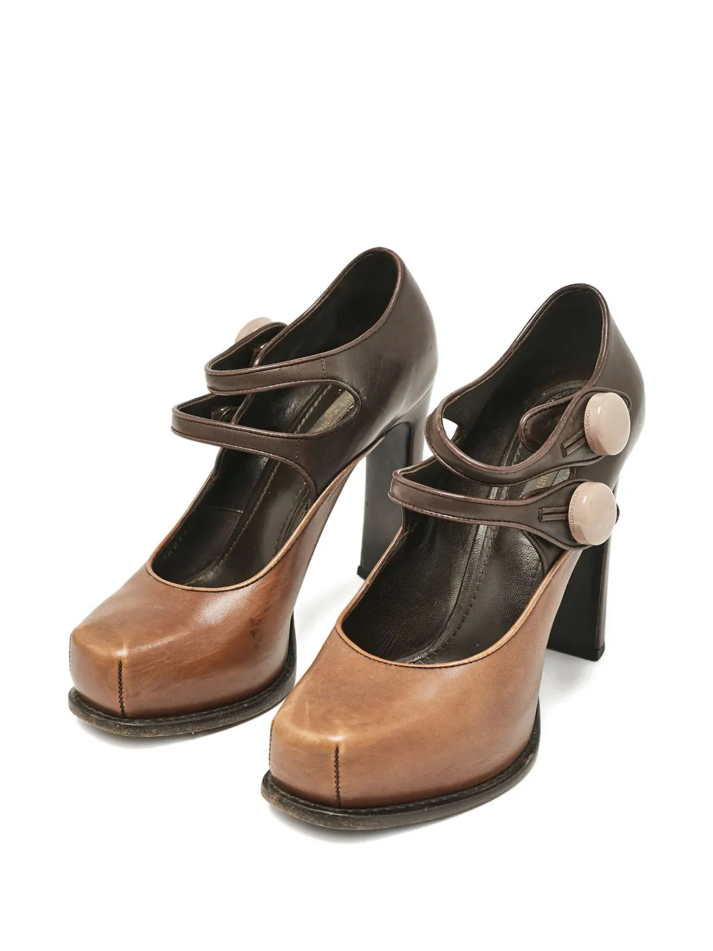 Louis Vuitton Pre-Owned 2024 100mm two-tone pumps | Image 2