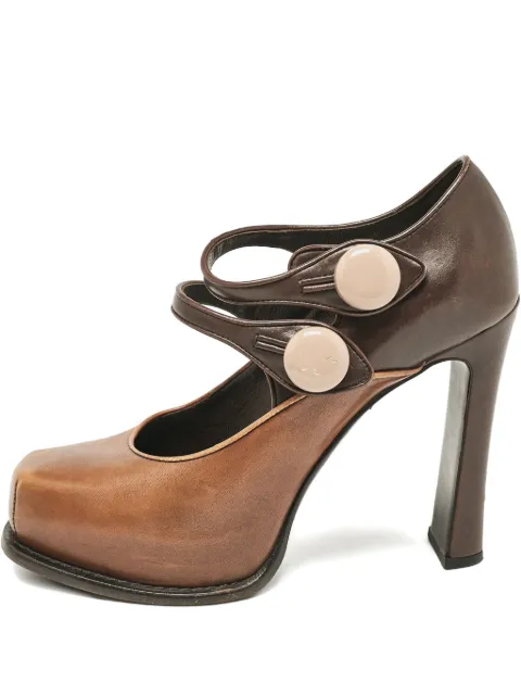 Louis Vuitton Pre-Owned 2024 100mm two-tone pumps