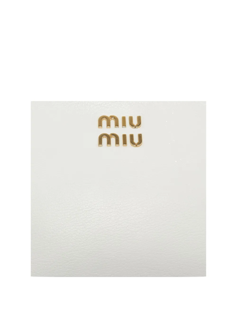 Miu Miu Pre-Owned Madras leather shoulder bag - ホワイト Miu Miu Pre-Owned Madras leather shoulder bag - ホワイト