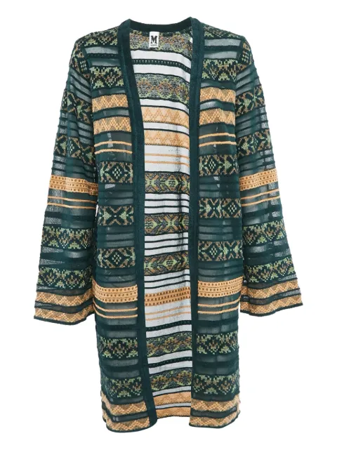 Missoni Pre-Owned patterned belted cardigan 