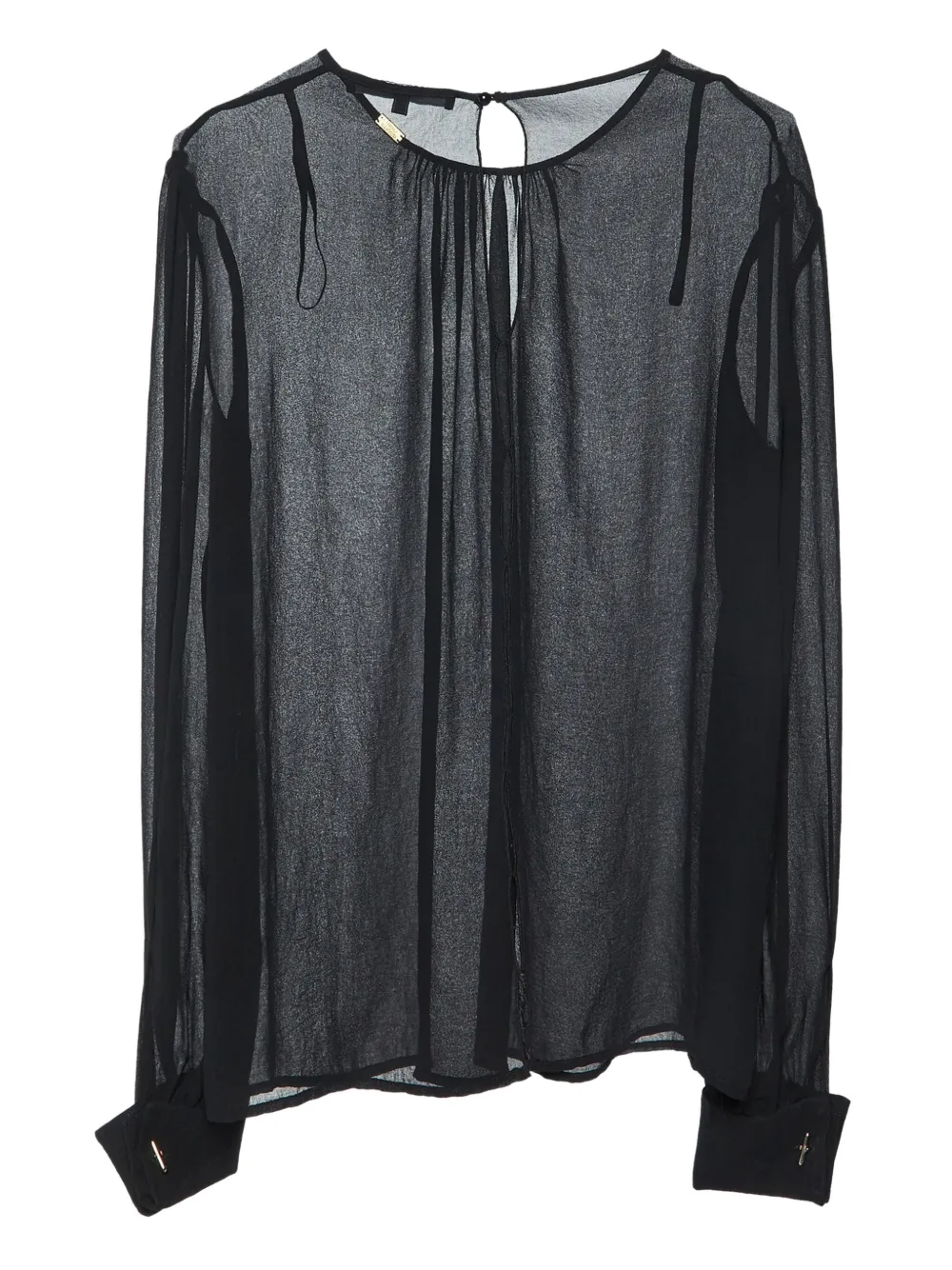 Elisabetta Franchi Blusa semi trasparente a maniche lunghe Pre-owned | Image 2