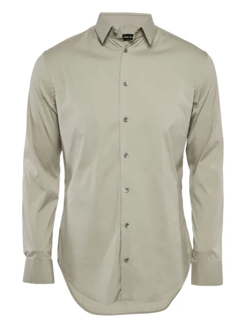 Giorgio Armani Pre-Owned stretch-design shirt