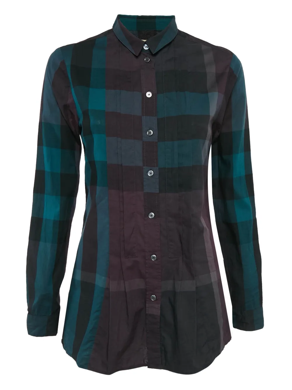 Burberry Pre-Owned checkered shirt | Blue | Image 1