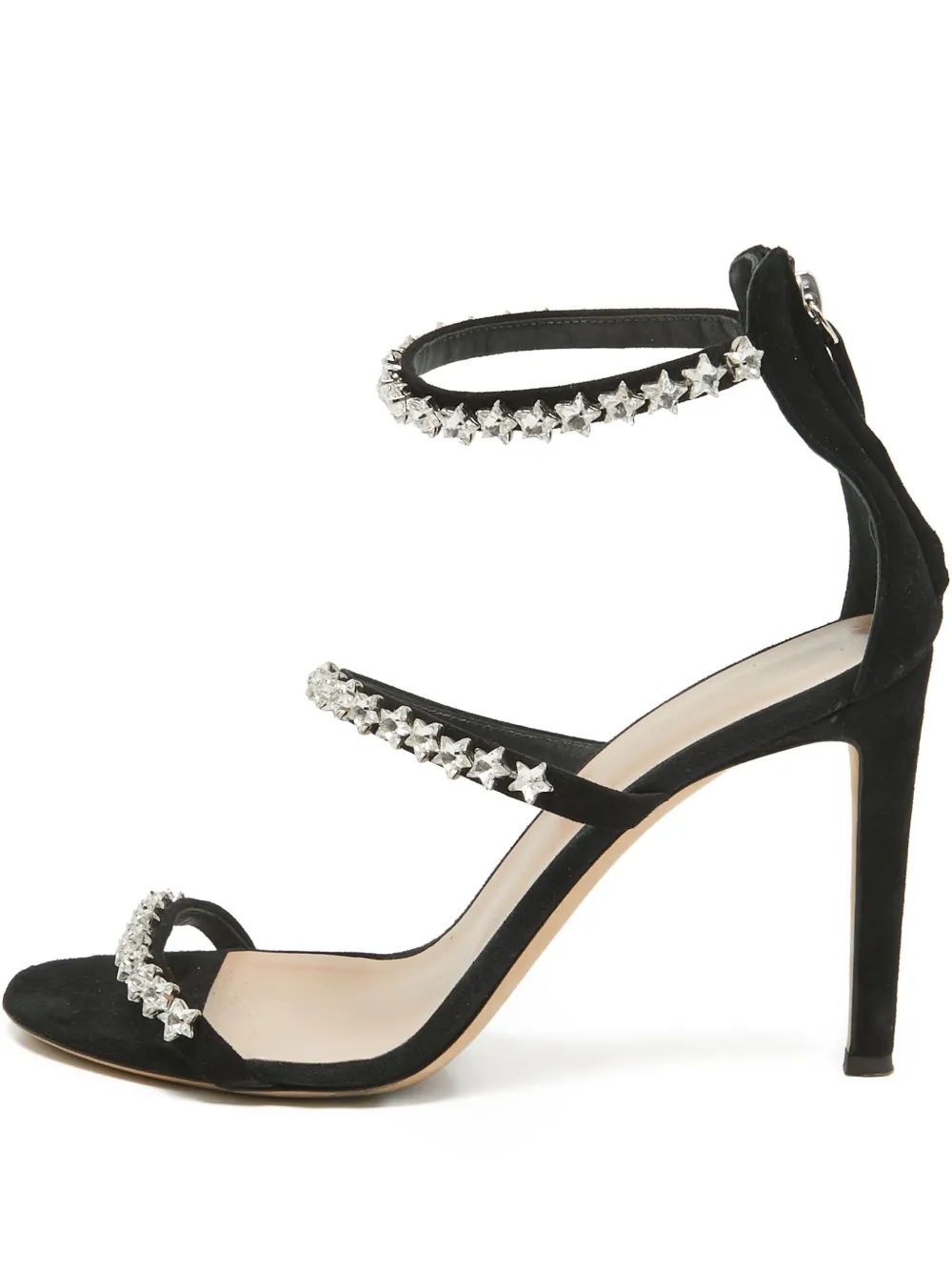 Giuseppe Zanotti Vintage pre-owned 100mm star-embellished strappy sandals | Black | Image 1
