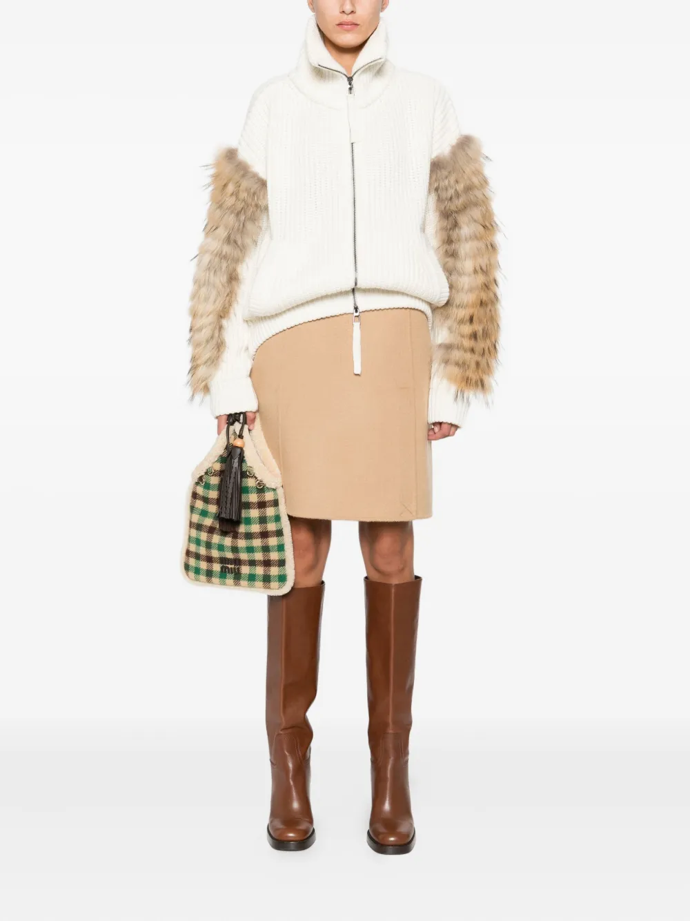 P.A.R.O.S.H. side-split wool skirt | A-Line Skirts | Image 2