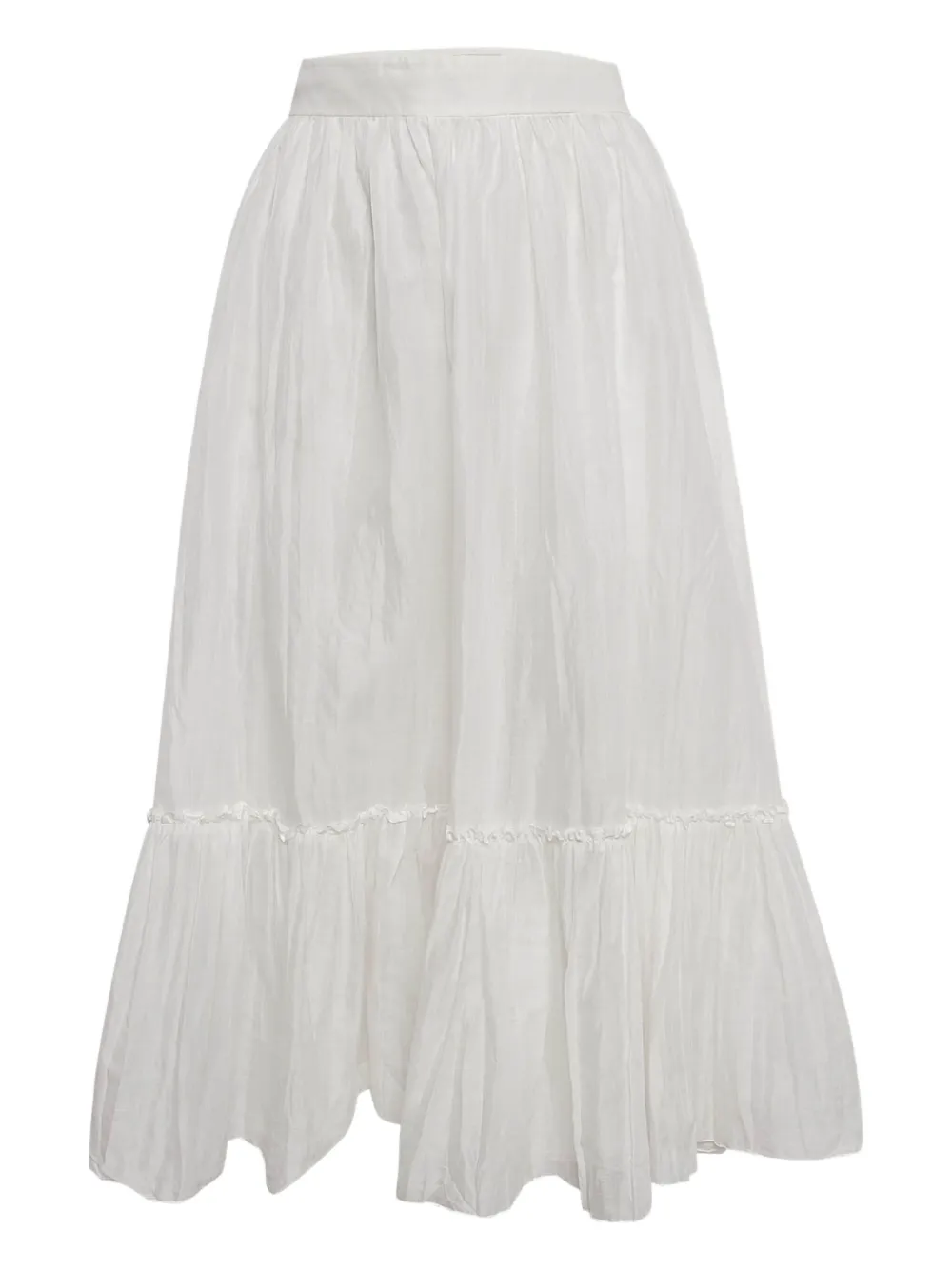 Valentino Garavani Pre-Owned flared maxi skirt | White | Image 1
