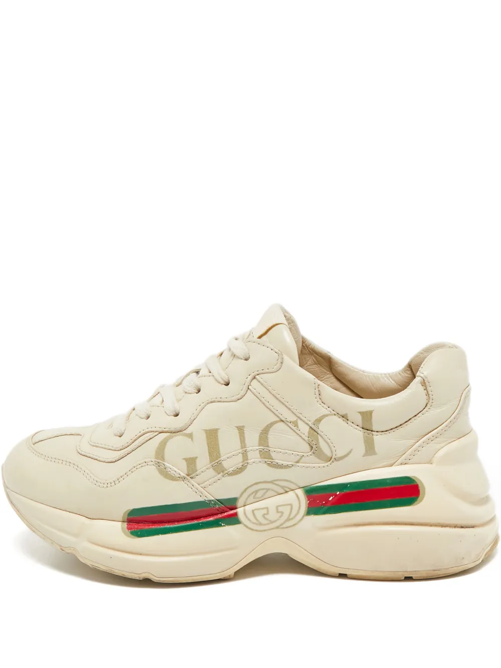 Pre-owned Gucci Gg Rhyton Sneakers