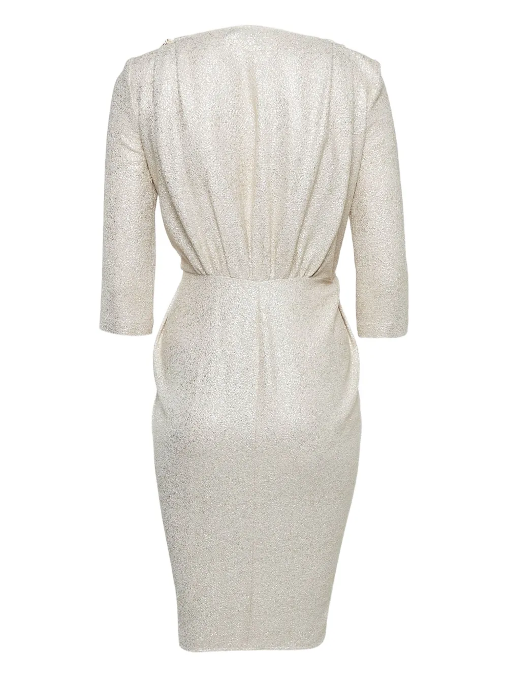 Elisabetta Franchi robe portefeuille pre-owned à fronces | Image 2