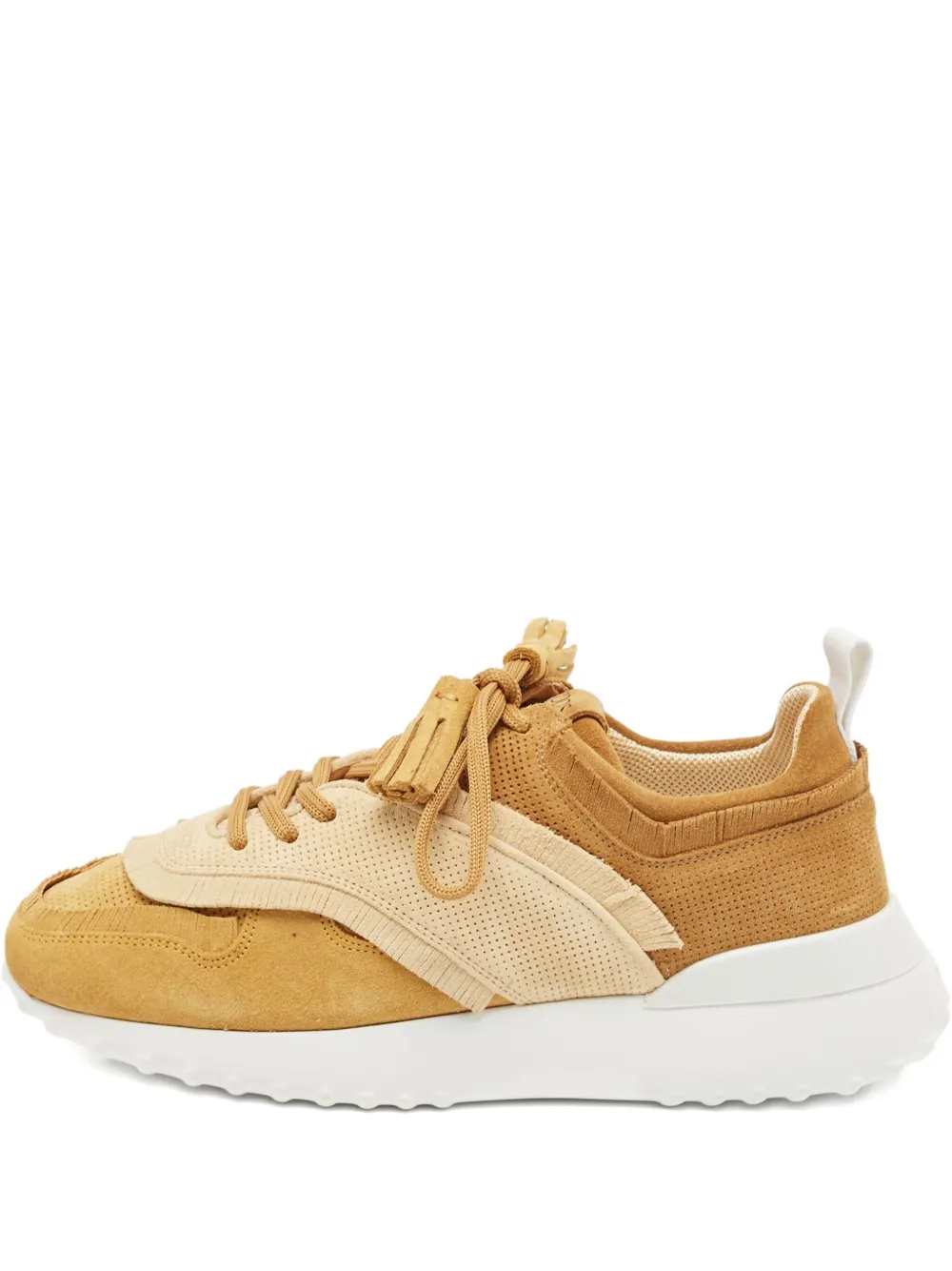 Pre-owned Tod's Vintage  Fringed Suede Sneakers