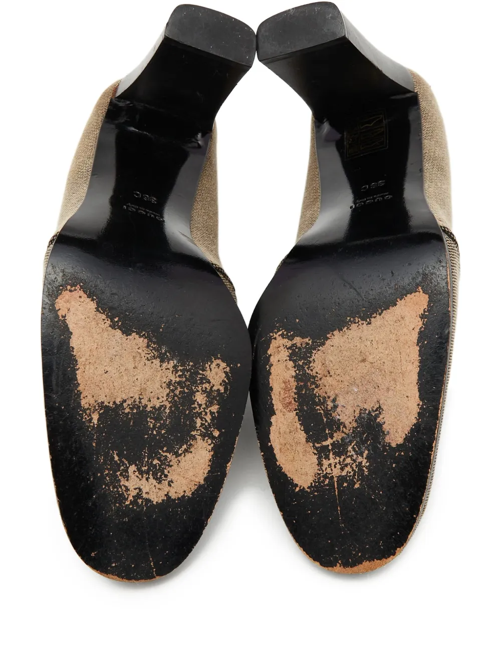 Gucci Pre-Owned ブロックヒール パンプス - ブラウン Gucci Pre-Owned ブロックヒール パンプス - ブラウン