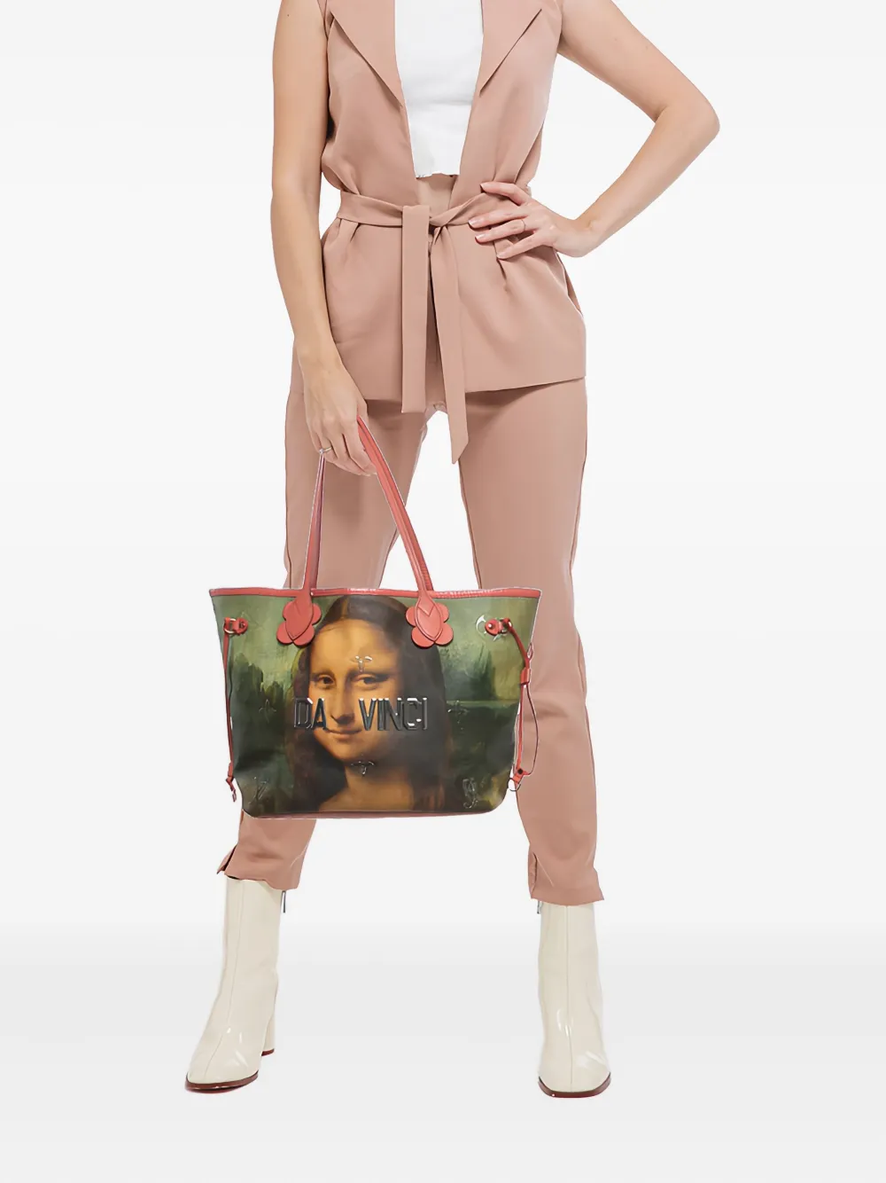 Louis Vuitton Pre-Owned x Jeff Koons Neverfull MM tote bag | Pre-Owned | Image 2