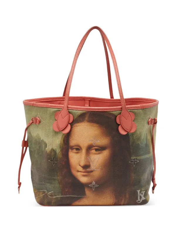Louis Vuitton Pre-Owned x Jeff Koons Neverfull MM Tote Bag | Pink