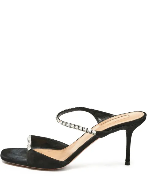 Aquazzura pre-owned 75mm Diamante crystal-embellished sandals
