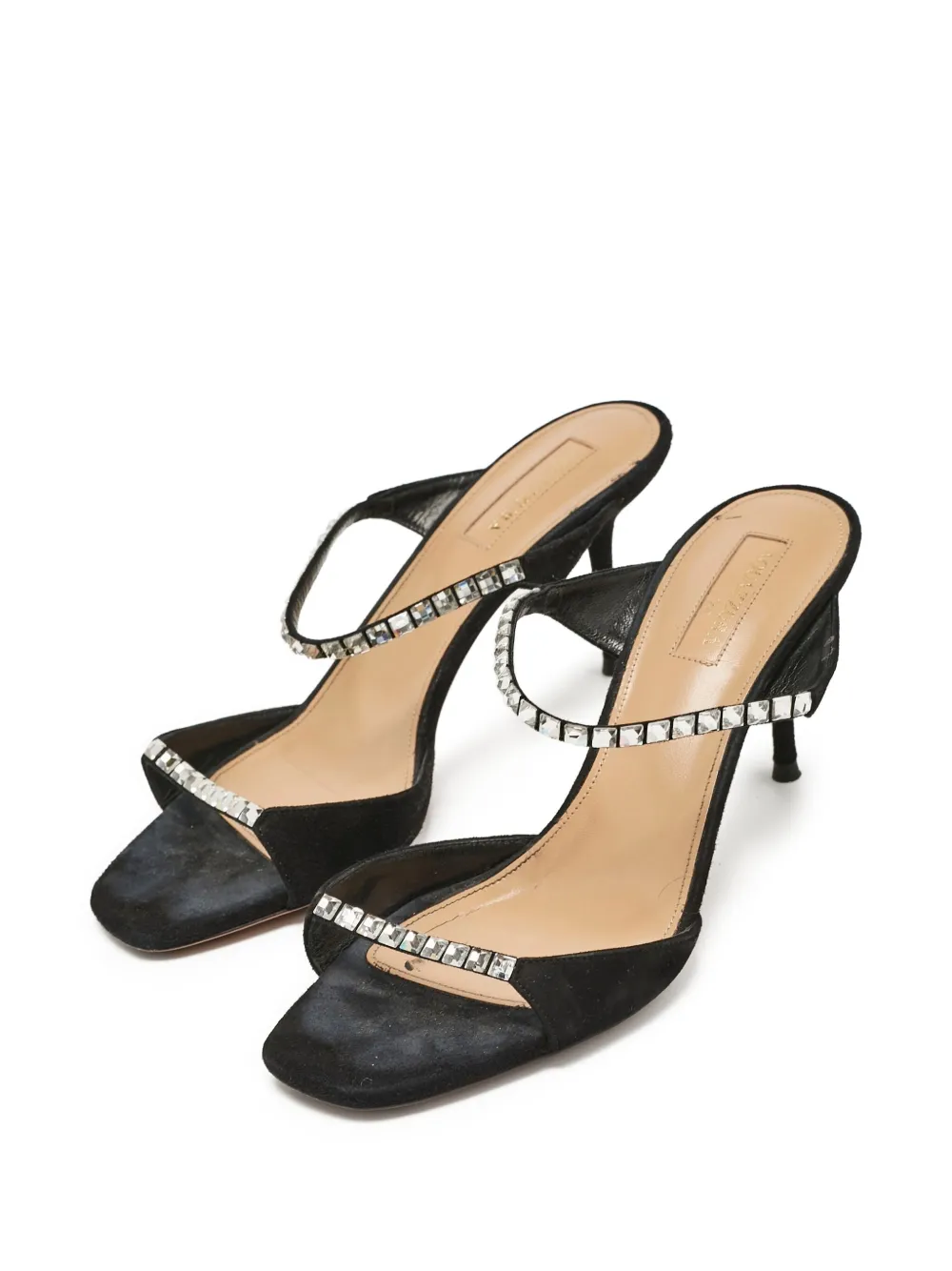 Aquazzura pre-owned 75mm Diamante crystal-embellished sandals | Image 2