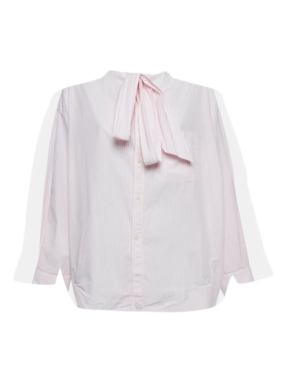 Balenciaga Pre-Owned Camicia a righe - Rosa