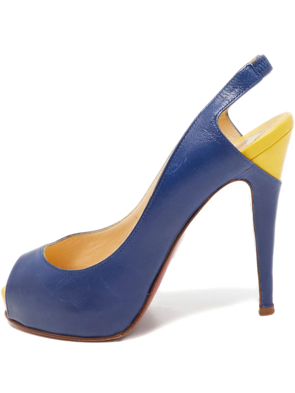 Christian Louboutin Pre-Owned 2023 No Prive 125mm パンプス - ブルー Christian Louboutin Pre-Owned 2023 No Prive 125mm パンプス - ブルー