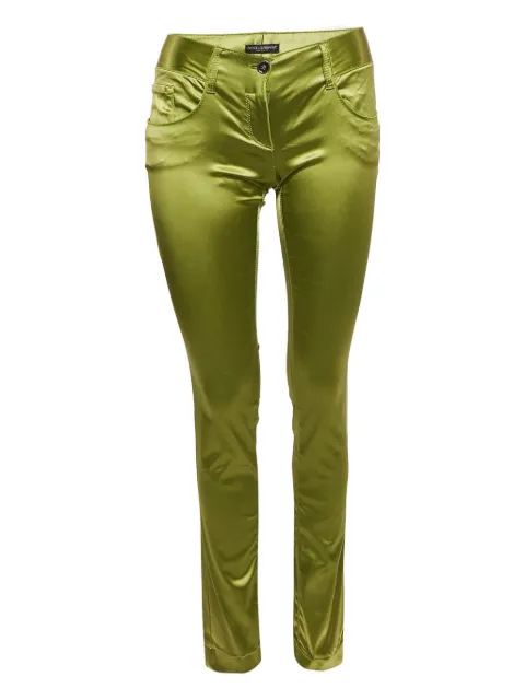 Dolce & Gabbana Pre-Owned satin silk trousers