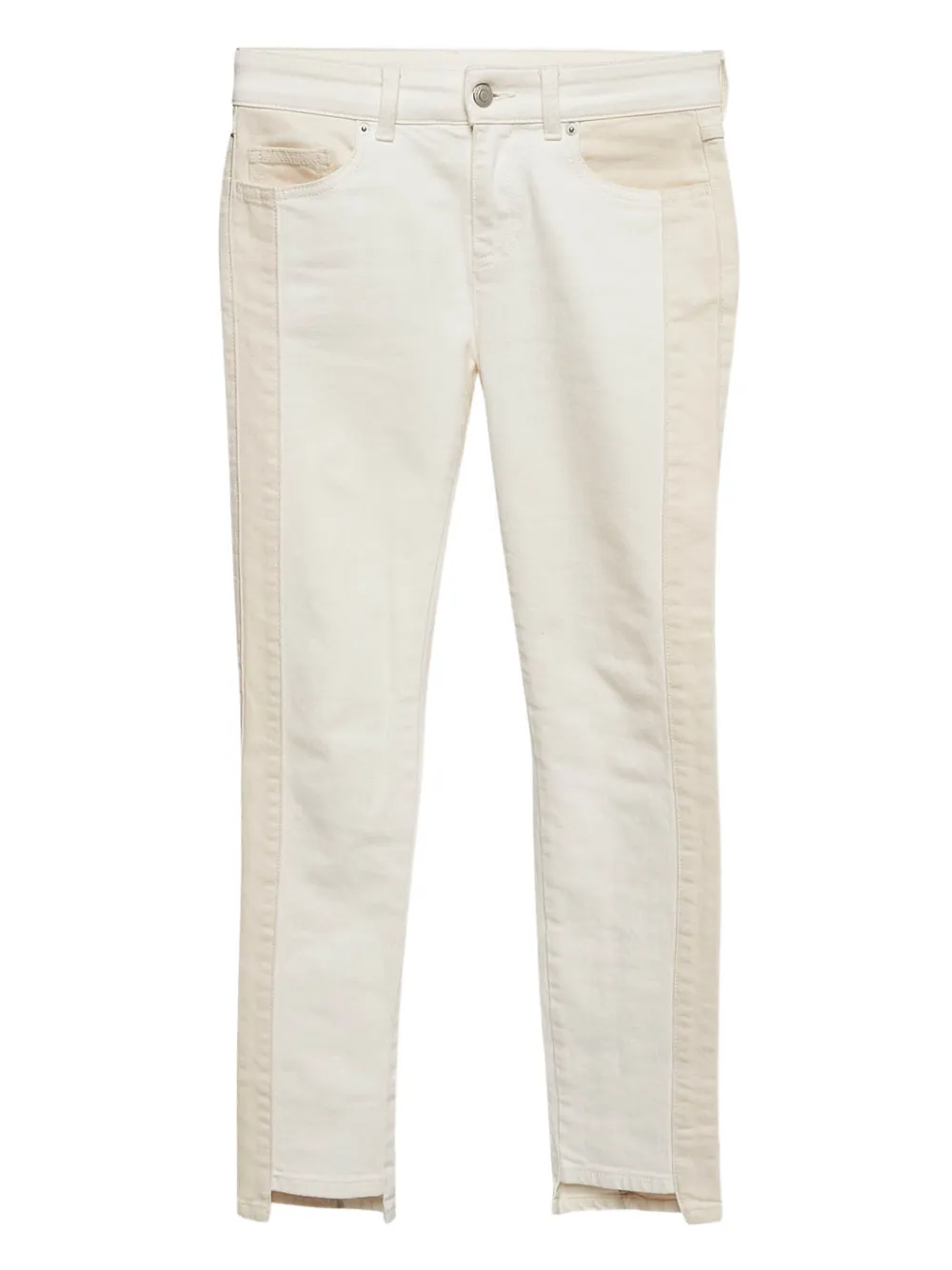 Alexander McQueen Pre-Owned panelled jeans | White | Image 1